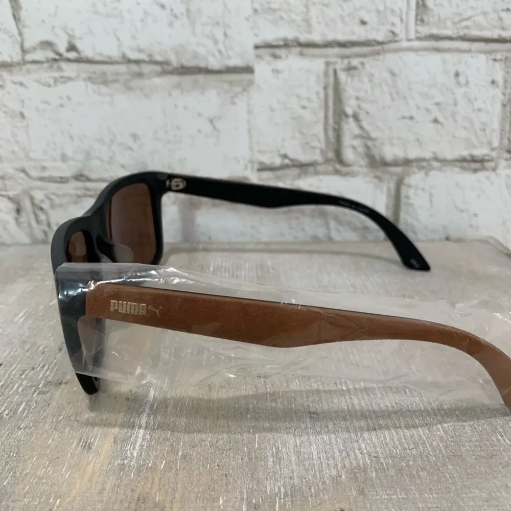 Puma Suede Square Sunglasses New